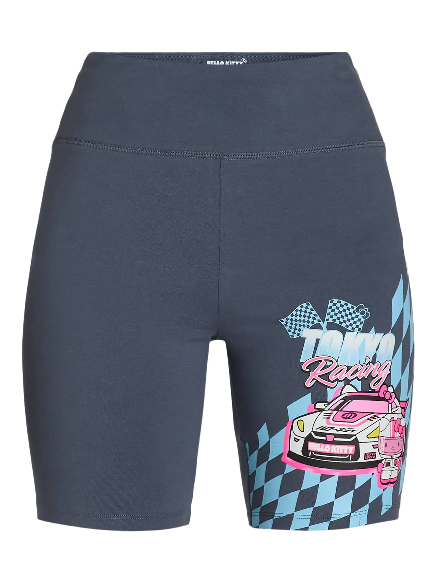 Hello Kitty Juniors Graphic Print Bike Shorts, Sizes XXS-XXL