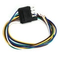 thumbnail image 2 of Flat Plug, Long Durability Waterproof 5 Pin Plug ABS  For American Trailer Truck, 2 of 8