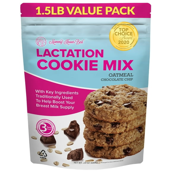 Lactation Cookie Mix - Oatmeal Chocolate Chip - 24oz