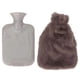 thumbnail image 1 of Bouillotte 1000 ml en PVC transparent, mignonne et portable, avec housse souple, idéale pour les étudiants., 1 of 4