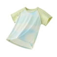 thumbnail image 4 of Toddler Rash Guard Boys' Quick Dry Short Sleeve Shirts Crew Neck Rash Guard Swim Tops Sun Protection Summer Tees, 4 of 10