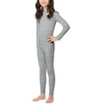 thumbnail image 2 of 32 DEGREES Kid's Heat Base Layer Set, Size Medium, Gray Snowflake, 2 of 3