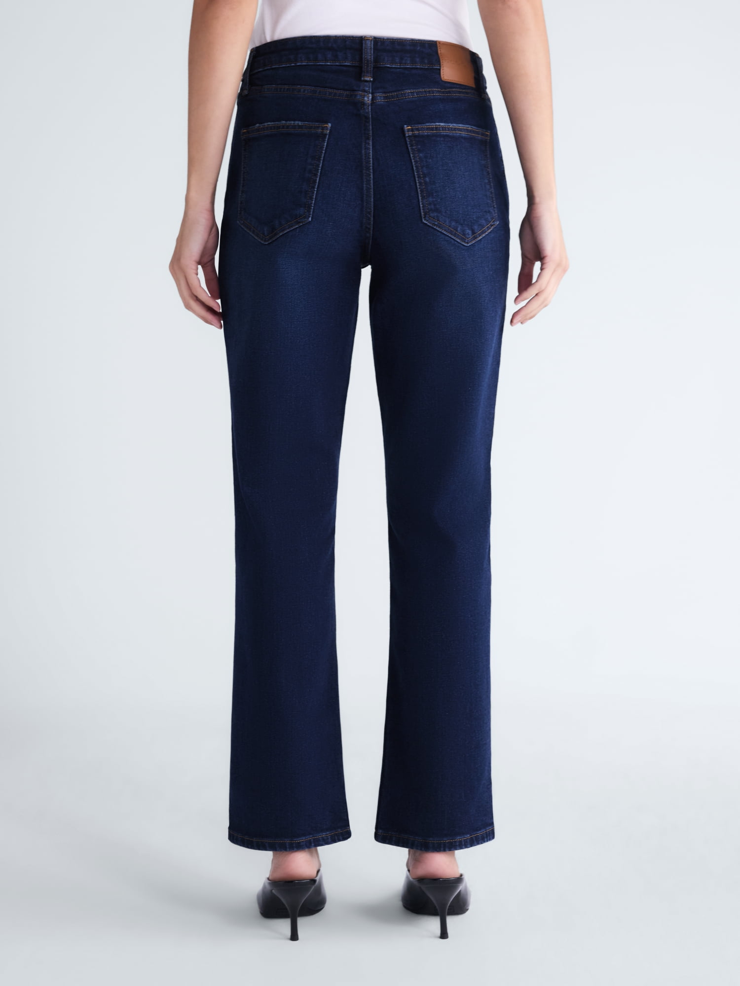 Scoop Women’s and Women's Plus The Stanton Stovepipe Jeans, 30'' Inseam, Sizes 0-28W