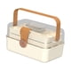 thumbnail image 5 of Botiquín de primeros auxilios con asa, pequeño y resistente al polvo, ideal para el trabajo. marrón claro, 5 of 9