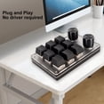 thumbnail image 3 of Red Switch Custom Knob Macro Keyboard Ergonomic USB Mini Keypad for Desktop PC Office Work, 3 of 7