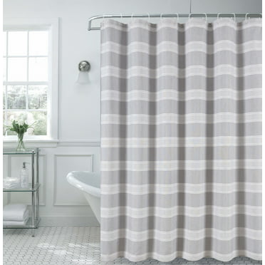 Shirin Shower Curtain With Metal, Do You Need A Bigger Shower Curtain For Curved Rodents