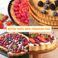thumbnail image 6 of Gutsdoor Pie, Tart & Quiche Pan with Removable Bottom Nonstick Round Quiche Baking Dish Pie Pans for Baking Kitchen (11 Inch), 6 of 7