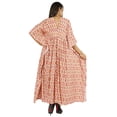 thumbnail image 4 of Moomaya Robe de Nuit Longue Maxi pour Femmes, Cache-Maillot Imprimé à Manches Kimono, Maxi Kaftan, Robe de Nuit, Vêtement de Nuit, 4 of 6