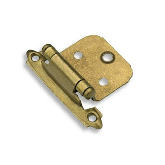Amerock CM7139BB Self-Closing Hinge with Face Mount and Variable Overlay - Burnished Brass
