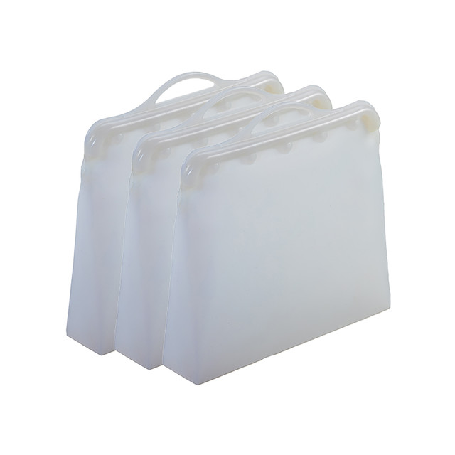 ITPCINC Reusable Silicone Food Storage Bags Multipurpose 1 Gallon Food Storage Bag 3 Pack