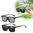 thumbnail image 1 of Advanced Photochromic Polarized Sunglasses For Outdoor Enthusiasts With Instant Light Adaptive Technology And Stylish Square Design, 1 of 9
