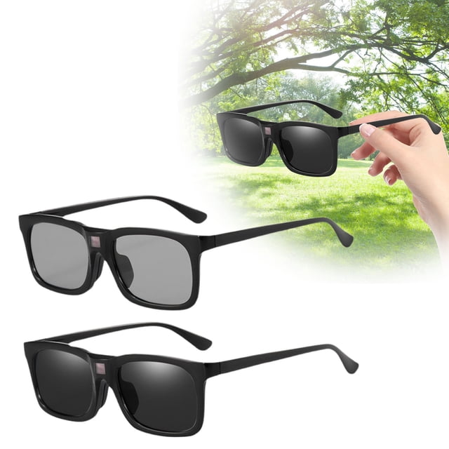 Advanced Photochromic Polarized Sunglasses For Outdoor Enthusiasts With Instant Light Adaptive Technology And Stylish Square Design