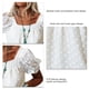 thumbnail image 5 of Top de lunares suizos para mujer,Top de lunares suizos para mujer Top de verano con mangas abullonadas para mujer Top con mangas abullonadas para mujer Estética elegante, 5 of 6