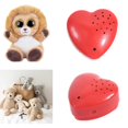 thumbnail image 2 of Y-Loong Appareil d'Enregistrement Vocal en Forme de Cœur pour Jouet en Peluche Douce Enregistreur Vocal, 2 of 5