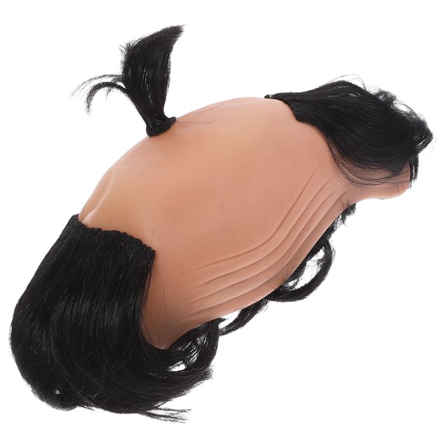 Peluca de guerrero calvo, divertida peluca de cosplay, peluca de caballero calva, decoración para juego de rol