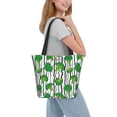 thumbnail image 6 of KLL Tote Bag for Women Broccoli 2 Print Shopping Grocery Reusable Bags for Office School Shopping Travel, 6 of 6