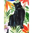 thumbnail image 3 of Warren, Annie 12x14 Black Modern Framed Museum Art Print Titled - Panthers Paradise I, 3 of 5