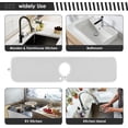 thumbnail image 6 of Coolnut 2 Pack Faucet Mat Splash Guard for Kitchen Sink,White 30x5 Inch Super Absorbent Microfiber Sink Protector Mat, Kitchen Sink Mat Machine Washable Kitchen Sink Accessories, 6 of 7