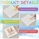 thumbnail image 5 of 20 Sheets Magic Foam Texture Paper 4 Shapes Foam Texture Drawing Paper for Acrylic Painting DIY Art, 5 of 5