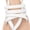 White-8023, variant on Women's Casual Flat Slide Sandals Criss Cross Strappy Open Toe Beach Thong Sandals.