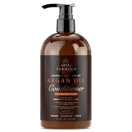 Royal Formula - Argan Oil Hair Conditioner [Sulfate & Paraben Free] Treatment for Dry, Damaged & Color Treated Hair – Safe for Keratin Treatments - For All Hair Types 16 oz/473 (The Best Treatment For Dry Damaged Hair)