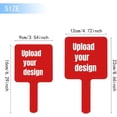 Customize Your Design Photos Wanted Text Hand Mirror Professional Hand