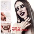thumbnail image 4 of Kit de maquillaje BOBISUKA Halloween Vampire SFX con dientes y sangre, 4 of 7