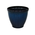 thumbnail image 1 of Mainstays 9 inch Gradient Blue Round Recycled Resin Planter, 1 of 4