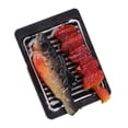 thumbnail image 3 of Mini barbacoa BBQ Kebab de pollo / Alitas de pollo / Carpa cruciana a la parrilla Comida, 3 of 6