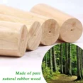 thumbnail image 3 of 4 pcs solid wood furniture legs, 12 cm wooden legs for sofa, replacement wooden furniture feet, tapered furniture legs with mounting plate M8 screws,, 3 of 5