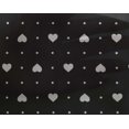 thumbnail image 4 of oneOone Georgette Viscose Fabric Dot & White Heart Printed Craft Fabric BTY 42 Inch Wide, 4 of 4