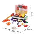 thumbnail image 3 of Noehoiugi Kids Play Grill Toy Set - Assorted Food & Utensil Pieces, Interactive Pretend Cooking Toy For Imaginative Play, 3 of 9