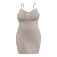thumbnail image 5 of KHONTS Plus Size Shapewear Dress for Women Under Dress Seamless Tummy Control Dress Cami Dress Grey XL, 5 of 5