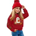 thumbnail image 4 of Girls Halloween Graphic Sweatshirt Kids Casual Crewneck Pullover Long Sleeve Printed Fall Sweatshirt for Toddler and Youth, 4 of 6