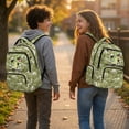thumbnail image 3 of Aplkyhs Backpack for Students 6-18 Water Resistant Lightweight School Bookbag Multi-pocket Casual Daypack for School Outdoor Cartoon Dinosaur, 3 of 7