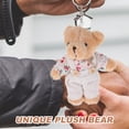 thumbnail image 3 of 2 piezas de muñeco de oso de peluche para colgar, decoración para el hogar, colgante de muñeco de oso de peluche, amuleto colgante de animal de peluche, 3 of 7