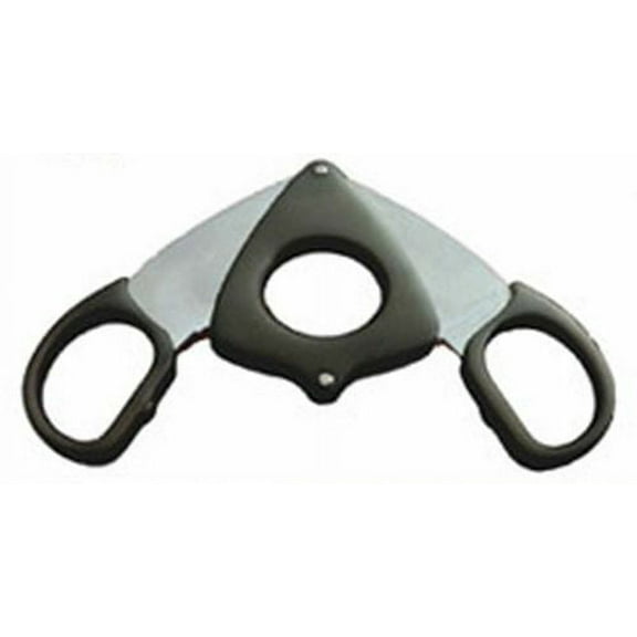Black Credo Stainless Steel Double Blade XL Ring Gauge Cigar Cutter Scissor 1068