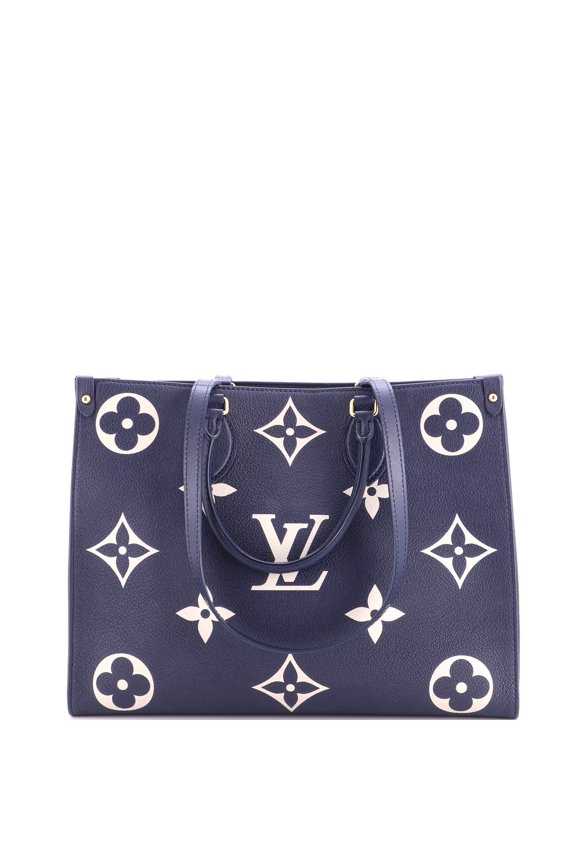 Pre-Owned OnTheGo Tote Bicolor Monogram Empreinte Giant MM By Rebag