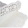 thumbnail image 3 of 150 piezas de tapetes de papel rectangulares de encaje blanco, almohadillas para envolver pasteles, decoración de vajilla de boda (10,5 x 14,5 pulgadas), 3 of 5