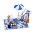 thumbnail image 3 of Decoración de casa de muñecas en miniatura de playa, accesorios al aire libre de casa de muñecas de jardín, silla para de regalo juguetes en, 3 of 10