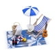 thumbnail image 3 of Decoración de casa de muñecas en miniatura de playa, accesorios al aire libre de casa de muñecas de jardín, silla para de regalo juguetes en, 3 of 10