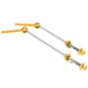 thumbnail image 2 of Juego de ruedas ultraligeras para bicicleta de montaña con palanca de cierre rápido de primera calidad, actualización de titanio dorado, 2 of 8