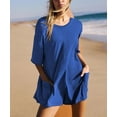 thumbnail image 2 of UNRDSSR Women's T-Shirt Romper Hot Shot Tee Romper Tee Shirt Rompers Summer Athletic Rompers for Women 2024, 2 of 6