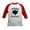 Red/White, variant on CafePress - Class Of 2025 Graduate Hat Kids Baseball T Shirt - Kids Cotton Baseball Jersey, 3/4 Sleeve Shirt