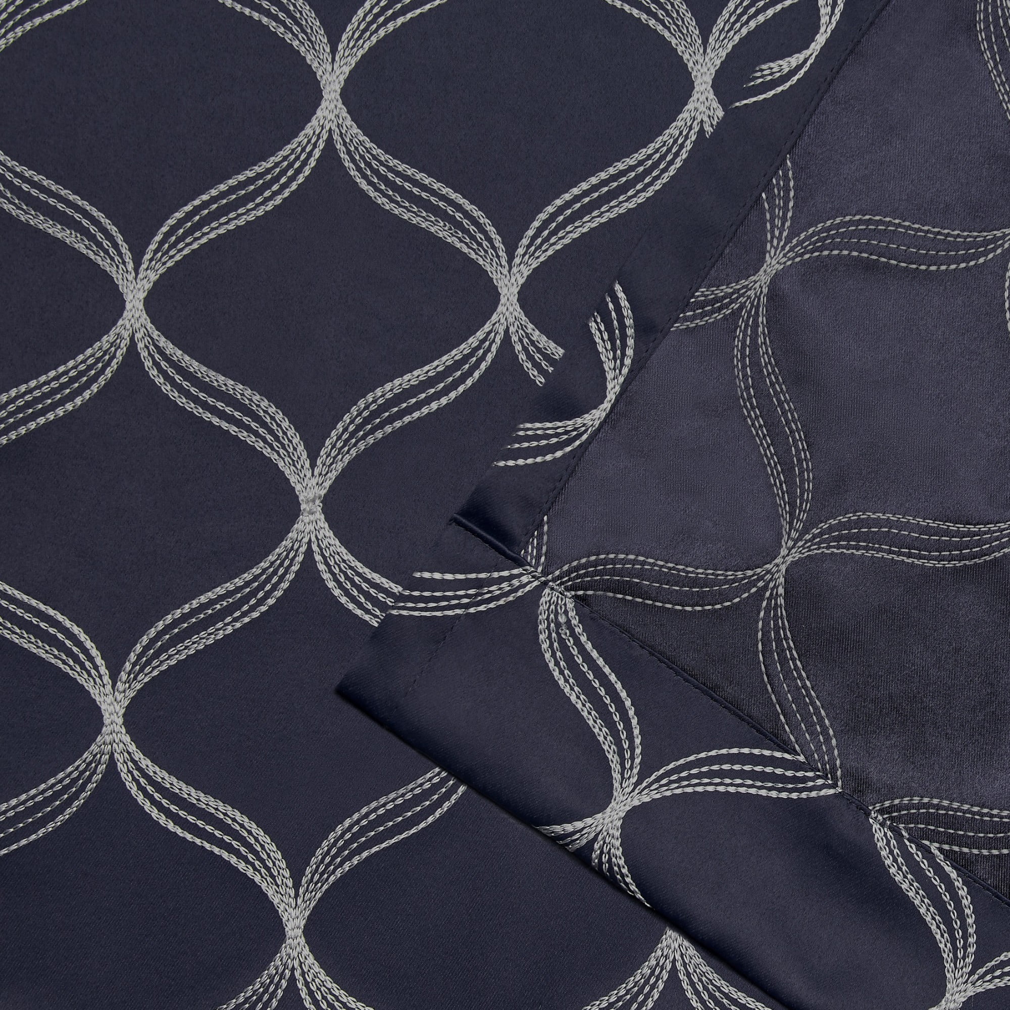 Exclusive Home Amelia Woven Blackout Grommet Top Curtain Panel Pair