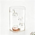 thumbnail image 2 of DAMAI Halloween Glass Hurricane Candle Holder, Multi Tier Floating Clear Cylindrical Glass Candle With 5 Built‑In Mini Holders,Modern Tabletop Decor For Bedroom Dining Room Wedding Home Decor, 2 of 6