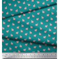 thumbnail image 3 of Soimoi Poly Georgette Fabric Snail Insects Print Sewing Fabric Yard 52 Inch Wide, 3 of 3
