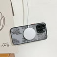 thumbnail image 2 of Magnetic Case for iPhone 14 Pro Max Compatible with Magsafe,Cute Aesthetic Flower Floral Pattern Design, Soft TPU Bumper Frosted PC Back Slim Thin Shockproof Protective Cover for Girls Women, 2 of 12