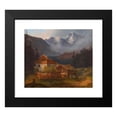 thumbnail image 2 of Adalbert Stifter 23x20 Black Modern Framed Museum Art Print Titled - Farmer's Mesh on a Mountain Lake (Approx. 1836-1838), 2 of 5
