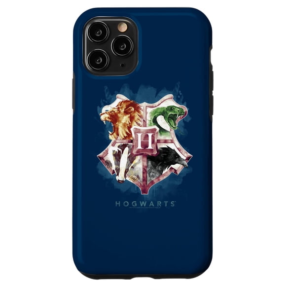 Funda para teléfono Harry Potter, escudo de Hogwarts, acuarela, iPhone 11 Pro